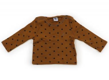 プチバトー PETIT BATEAU Tシャツ・カットソー 70 男の子 テラコッタ・ブラック星柄 子供服 ベビー服 キッズ アウトレット ユーズド 【中古】キッズ・ベビー・マタニティ プチバトー PETIT BATEAU Tシャツ・カットソー 70 男の子 テラコッタ・ブラック星柄 子供服 ベビー服 キッズ アウトレット ユーズド 【中古】キッズ・ベビー・マタニティ
