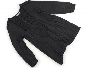 ボンポワン bonpoint ワンピース 140 女の子 グレー 子供服 ベビー服 キッズ アウトレット ユーズド 【中古】キッズ・ベビー・マタニティ