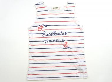 ポンポネット pom ponette タンクトップ・キャミソール 150 女の子 白、青、コーラル、ボーダー 子供服 ベビー服 キッズ アウトレット ユーズド 【中古】キッズ・ベビー・マタニティ