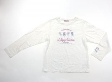 メゾピアノ mezzo piano Tシャツ・カットソー 150 女の子 ホワイト 子供服 ベビー服 キッズ アウトレット ユーズド 【中古】キッズ・ベビー・マタニティ