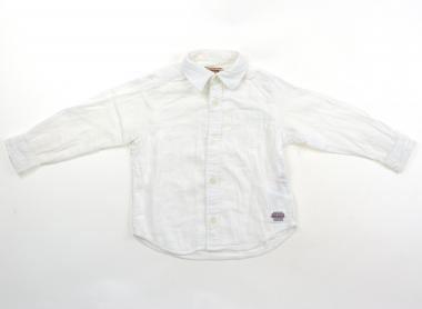 ミキハウス miki HOUSE シャツ・ブラウス 100 男の子 ホワイト 子供服 ベビー服 キッズ アウトレット ユーズド 【中古】キッズ・ベビー・マタニティ(4.0)