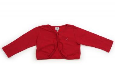 組曲 Kumikyoku カーディガン 90 女の子 コーラル 子供服 ベビー服 キッズ アウトレット ユーズド 【中古】キッズ・ベビー・マタニティ