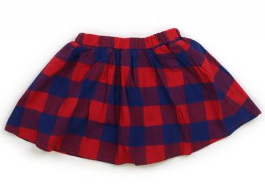 ブリーズ BREEZE スカート 100 女の子 ブルー・レッド・チェック 子供服 ベビー服 キッズ アウトレット..