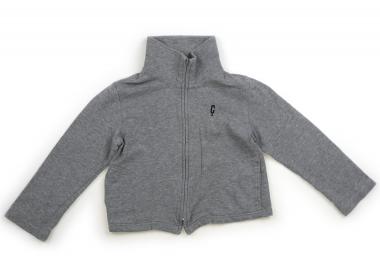 コムサイズム COMME CA ISM ジップアップトレーナー 110 男の子 グレー 子供服 ベビー服 キッズ アウトレット ユーズド 【中古】キッズ・ベビー・マタニティ