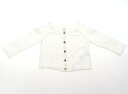 カーターズ Carter's カーディガン 80 女の子 ホワイト 子供服 ベビー服 キッズ アウトレット ユーズド 【中古】キッズ・ベビー・マタニティ