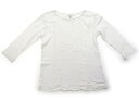 Jクルー J.Crew/Crewcuts Tシャツ・カットソー 130 女の子 オフ白・レース 子供服 ベビー服 キッズ アウトレット ユーズド 【中古】キッズ・ベビー・マタニティ