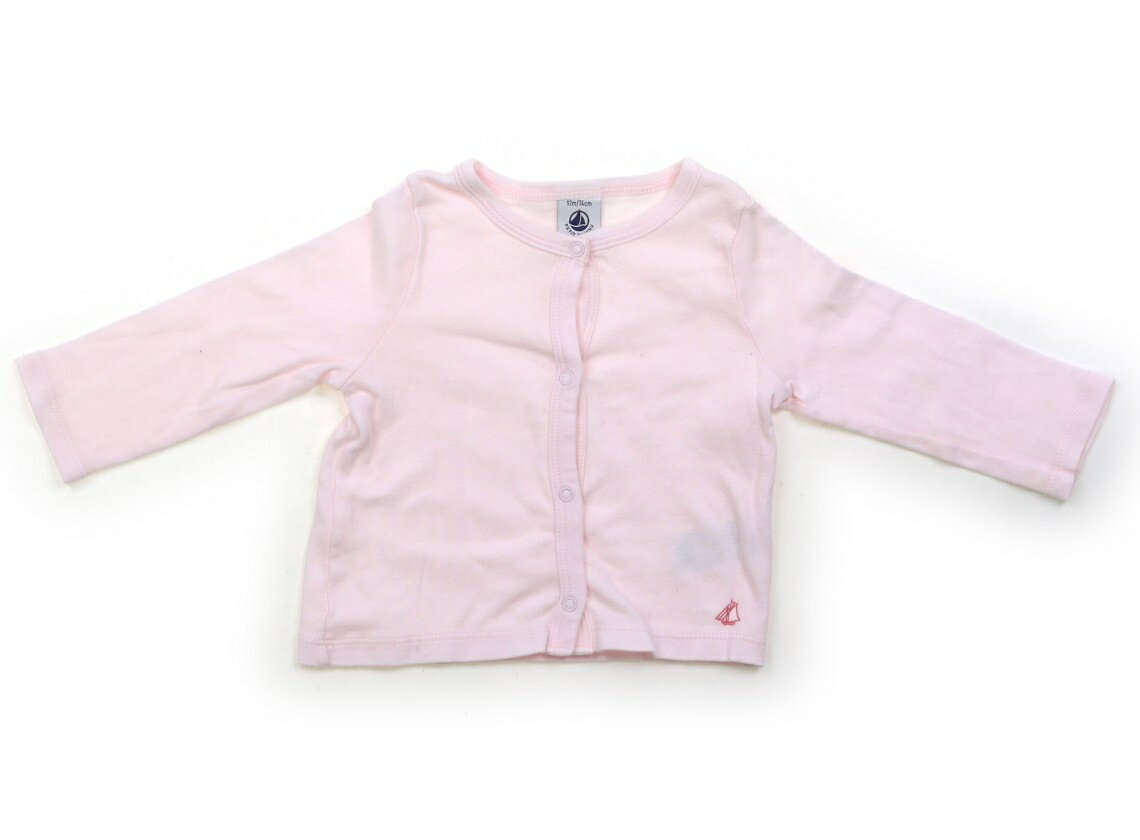 プチバトー PETIT BATEAU カーディガン 70 女の子 ライトピンク 子供服 ベビー服 キッズ アウトレット ユーズド 【中古】キッズ・ベビー・マタニティ