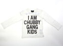 チャビーギャング Chubby Gang Tシャツ カットソー 110 男の子 白 マルチカラーラメ 子供服 ベビー服 キッズ アウトレット ユーズド 【中古】キッズ ベビー マタニティ