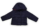 トミーヒルフィガー Tommy Hilfiger コート・ジャンパー 80 女の子 ネイビー 子供服 ベビー服 キッズ アウトレット ユーズド 【中古】キッズ・...
