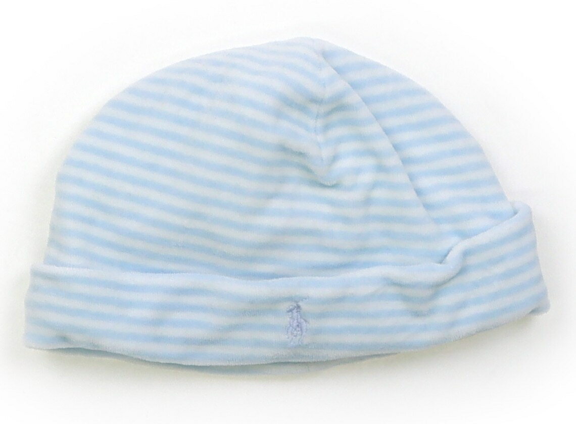 ラルフローレン Ralph Lauren 帽子 Hat/Cap 男の子 水色白ボーダー 子供服 ベビー服 キッズ アウトレット ユーズド 【中古】キッズ・ベビー・マタニティ