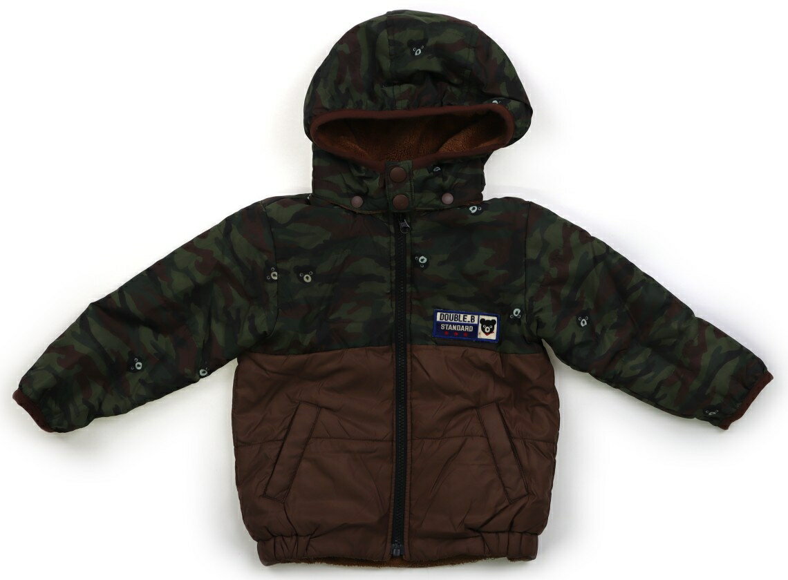 ダブルB Double B コート・ジャンパー 90 男の子 カーキ×茶・カモフラージュ柄 子供服 ベビー服 キッズ アウトレット ユーズド 【中古】キッズ・ベ...