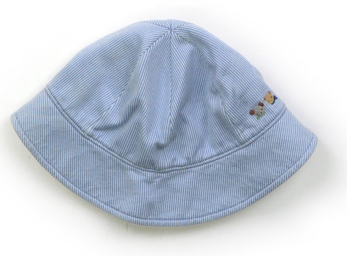 ファミリア familiar 帽子 Hat/Cap 男の子 ブルーストライプ、クマ 子供服 ベビー服 キッズ アウトレット ユーズド 【中古】キッズ・ベビー・マタニティ