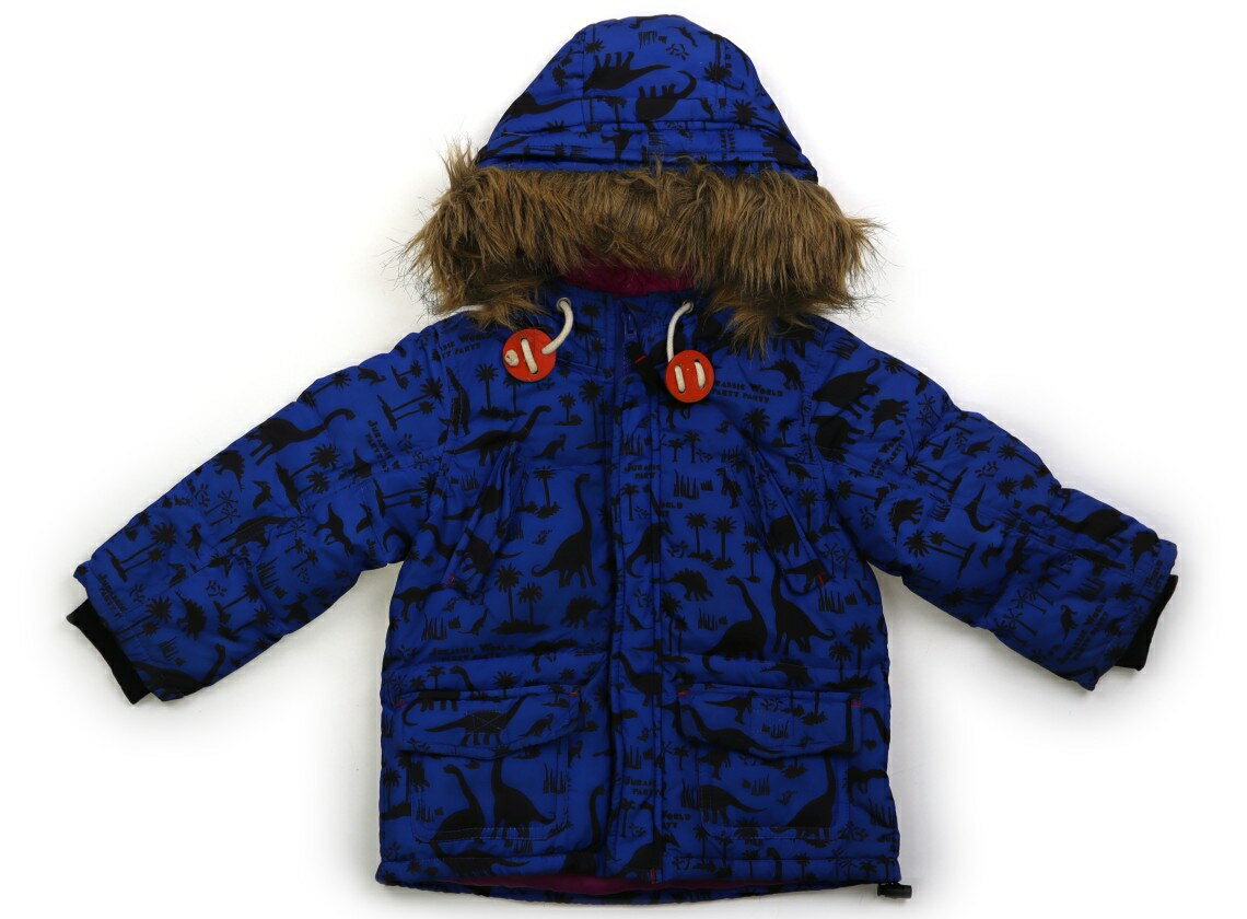 パーティパーティ Party Party コート・ジャンパー 90 男の子 ブルー・ブラック・恐竜 子供服 ベビー服 キッズ アウトレット ユーズド 【中古】キ...
