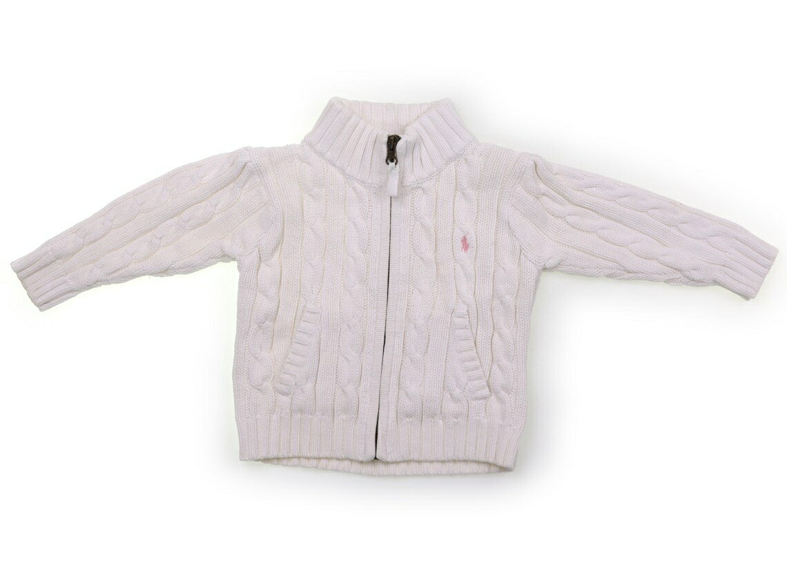 ラルフローレン Ralph Lauren カーディガン 80 女の子 ホワイト 子供服 ベビー服 キッズ アウトレット ユーズド 【中古】キッズ ベビー マタニティ