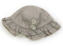 ジルスチュアート JILL STUART 帽子 Hat/Cap 女の子 ベージュ 白い花 子供服 ベビー服 キッズ アウトレット ユーズド 【中古】キッズ ベビー マタニティ