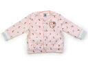 プチバトー PETIT BATEAU カーディガン 70 女の子 ピンク・花柄 子供服 ベビー服 キッズ アウトレット ユーズド 【中古】キッズ・ベビー・マタニティ