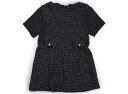 ザラ ZARA ジャンパースカート 140 女の子 ネイビー・ホワイト 子供服 ベビー服 キッズ アウトレット ユーズド 【中古】キッズ・ベビー・マタニティ