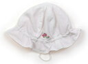 ファミリア familiar 帽子 Hat/Cap 女の子 白、ピンク白チェック 子供服 ベビー服 キッズ アウトレット ユーズド 【中古】キッズ・ベビー・マタ...