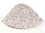 プチバトー PETIT BATEAU 帽子 Hat/Cap 女の子 白、ピンク・黄色の花柄 子供服 ベビー服 キッズ アウトレット ユーズド 【中古】キッズ・ベビー・マタニティ