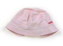 ミキハウス miki HOUSE 帽子 Hat/Cap 女の子 ピンク、白ドットリボン 子供服 ベビー服 キッズ アウトレット ユーズド 【中古】キッズ・ベビー...