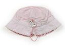 ミキハウス miki HOUSE 帽子 Hat/Cap 女の子 ピンク、チェック 子供服 ベビー服 キッズ アウトレット ユーズド 【中古】キッズ・ベビー・マタ...