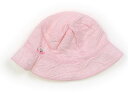 ミキハウス miki HOUSE 帽子 Hat/Cap 女の子 白、ピンクチェック 子供服 ベビー服 キッズ アウトレット ユーズド 【中古】キッズ・ベビー・マ...