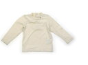 スーリー Souris Tシャツ・カットソー 90 女の子 クリーム 子供服 ベビー服 キッズ アウトレット ユーズド 【中古】キッズ・ベビー・マタニティ