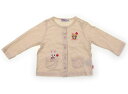 ミキハウス miki HOUSE カーディガン 80 女の子 クリーム 子供服 ベビー服 キッズ アウトレット ユーズド 【中古】キッズ・ベビー・マタニティ