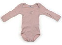 プチバトー PETIT BATEAU ロンパース 80 女の子 ピンク 子供服 ベビー服 キッズ アウトレット ユーズド 【中古】キッズ・ベビー・マタニティ(4)