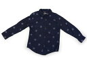 ザラ ZARA シャツ・ブラウス 110 男の子 ブルー・ホワイト・星 子供服 ベビー服 キッズ アウトレット ユーズド 【中古】キッズ・ベビー・マタニティ