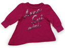 アナスイ ANNA SUI チュニック 80 女の子 フューシャピンク・英字 子供服 ベビー服 キッズ アウトレット ユーズド 【中古】キッズ・ベビー・マタニテ...