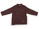 ニットプランナー（KP） Knit Planner(KP) Tシャツ・カットソー 80 女の子 ブラウン・オレンジ・イエロー・ブルー・ドット 子供服 ベビー服 キッズ アウトレット ユーズド 【中古】キッズ・ベビー・マタニティ