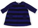 プチバトー PETIT BATEAU Tシャツ・カットソー 60 女の子 パープル、ネイビー、ボーダー 子供服 ベビー服 キッズ アウトレット ユーズド 【中古】キッズ・ベビー・マタニティ(4)