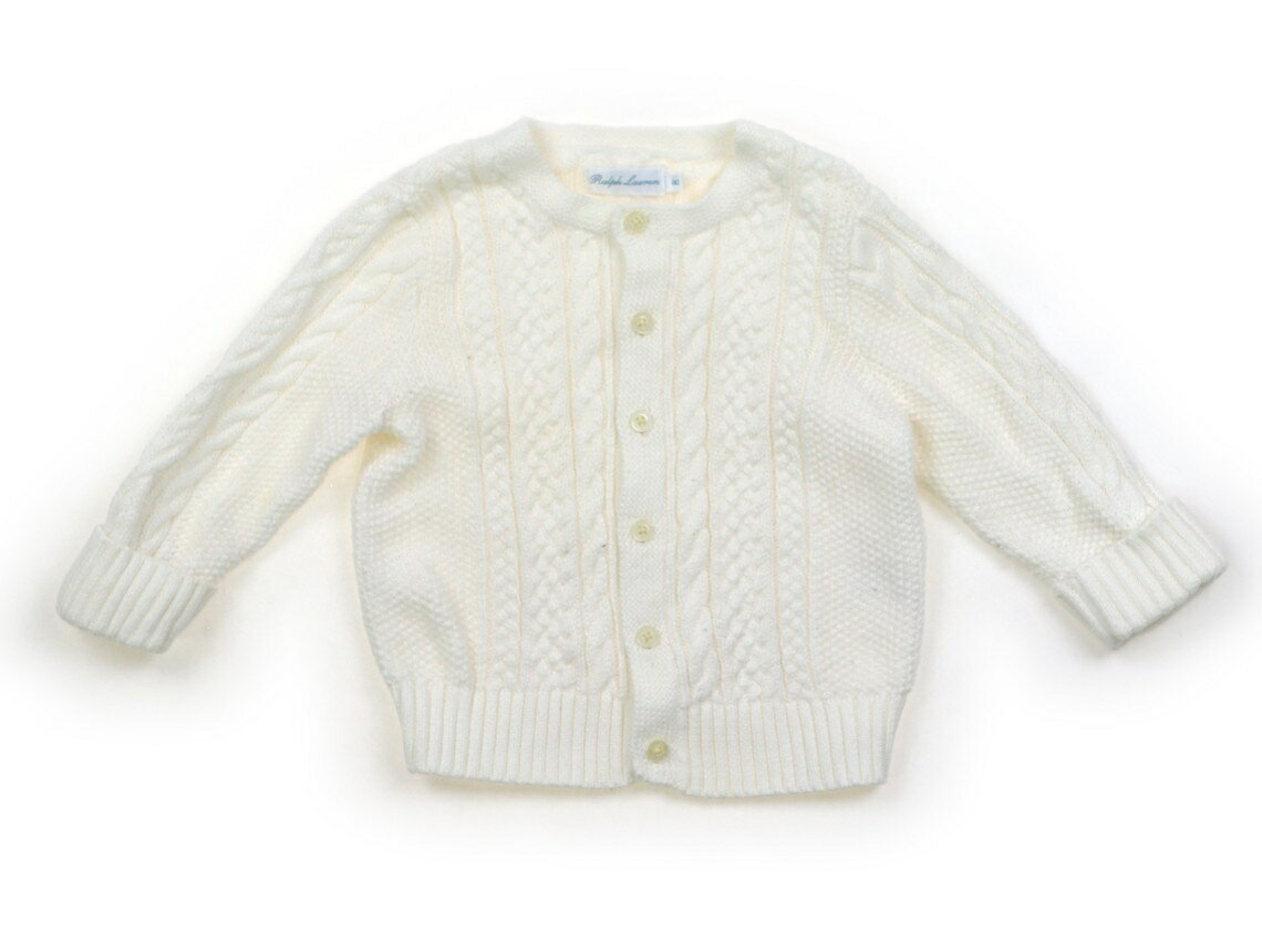 ラルフローレン Ralph Lauren カーディガン 80 女の子 ホワイト 子供服 ベビー服 キッズ アウトレット ユーズド 【中古】キッズ・ベビー・マタニティ