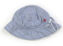 ミキハウス miki HOUSE 帽子 Hat/Cap 男の子 青ストライプ、白 子供服 ベビー服 キッズ アウトレット ユーズド 【中古】キッズ・ベビー・マタ...