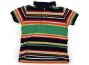 ポロラルフローレン POLO RALPH LAUREN ポロシャツ 70 男の子 ネイビー・グリーン系ボーダー 子供服 ベビー服 キッズ アウトレット ユーズド 【中古】キッズ・ベビー・マタニティ