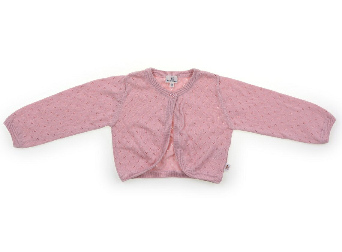 組曲 Kumikyoku カーディガン 90 女の子 パステルピンク 子供服 ベビー服 キッズ アウトレット ユーズド 【中古】キッズ・ベビー・マタニティ