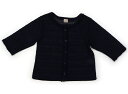 プティマイン petit main カーディガン 120 女の子 ネイビー 子供服 ベビー服 キッズ アウトレット ユーズド 【中古】キッズ・ベビー・マタニティ