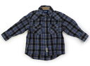 オシュコシュ OSHKOSH シャツ・ブラウス 95 男の子 青系チェック 子供服 ベビー服 キッズ アウトレット ユーズド 【中古】キッズ・ベビー・マタニティ