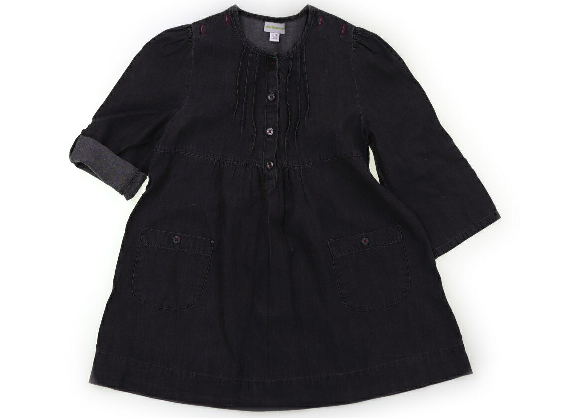 Rakuten - ヴェルボデ VERTBAUDET ワンピース 100 女の子 チャコールグレー 子供服 ベビー服 キッズ アウトレット ユーズド 【中古】キッズ・ベビー・マタニティ
