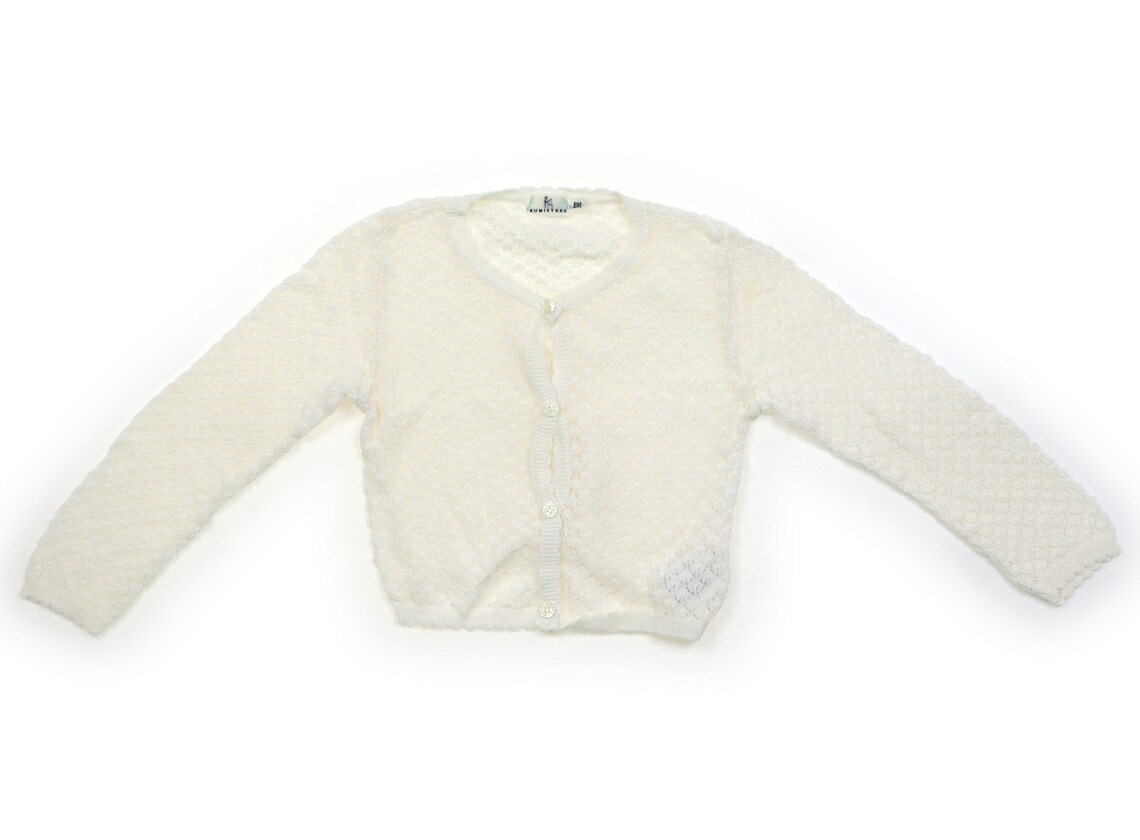 組曲 Kumikyoku カーディガン 80 女の子 ホワイト 子供服 ベビー服 キッズ アウトレット ユーズド 【中古】キッズ・ベビー・マタニティ