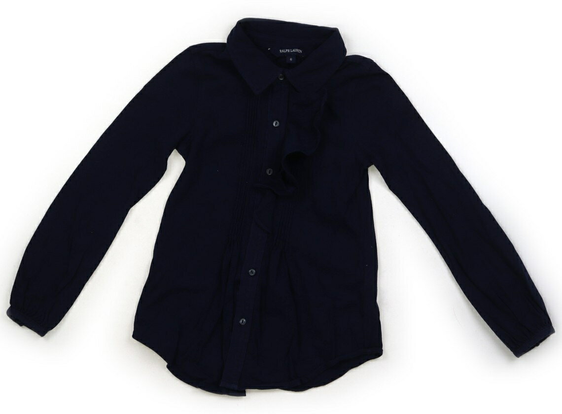 ラルフローレン Ralph Lauren シャツ・ブラウス 120 女の子 紺 子供服 ベビー服 キッズ アウトレット ユーズド 【中古】キッズ・ベビー・マタニティ