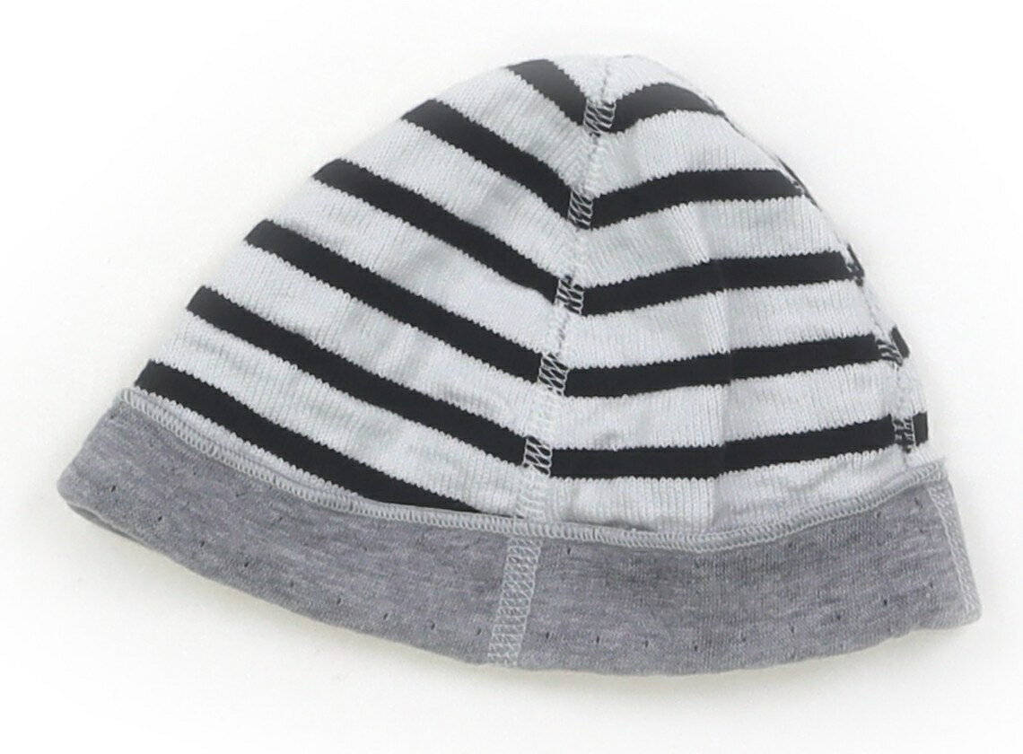 プチバトー PETIT BATEAU 帽子 Hat/Cap 男の子 黒ボーダー、グレー 子供服 ベビー服 キッズ アウトレット ユーズド 【中古】キッズ・ベビー・マタニティ