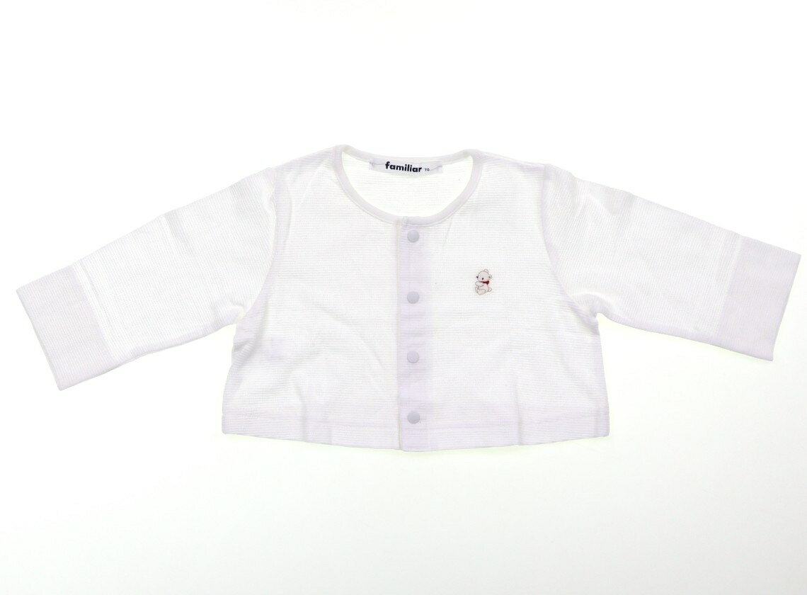 ファミリア familiar カーディガン 70 女の子 ホワイト 子供服 ベビー服 キッズ アウトレット ユーズド 【中古】キッズ・ベビー・マタニティ