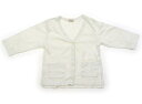 プティマイン petit main カーディガン 100 女の子 オフホワイト 子供服 ベビー服 キッズ アウトレット ユーズド 【中古】キッズ・ベビー・マタニ...