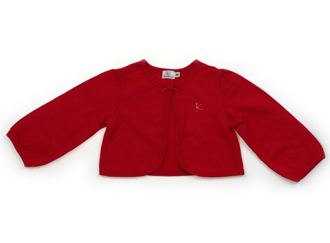 組曲 Kumikyoku カーディガン 80 女の子 赤 子供服 ベビー服 キッズ アウトレット ユーズド 【中古】キッズ・ベビー・マタニティ