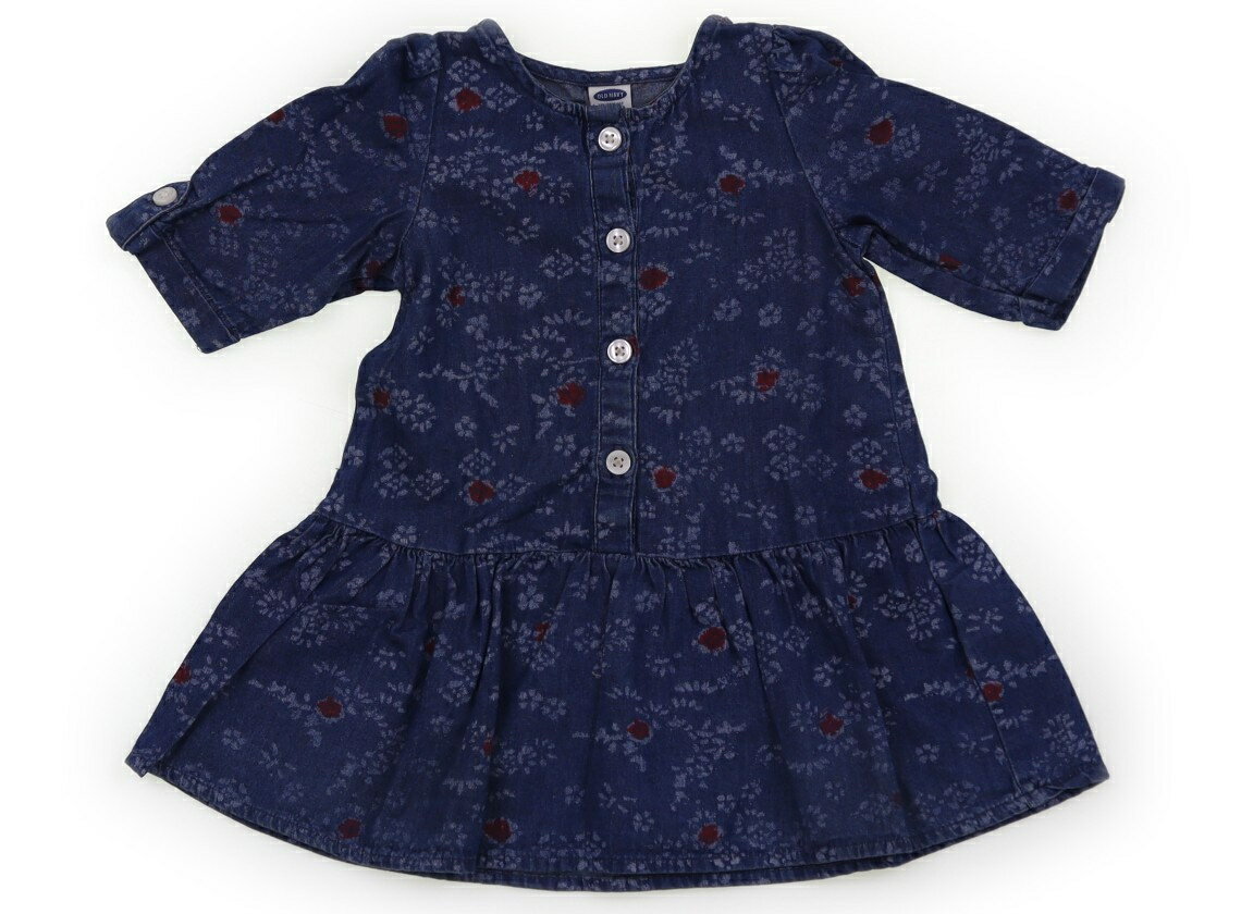 オールドネイビー OLDNAVY ワンピース 70 女の子 青、赤 子供服 ベビー服 キッズ アウトレット ユーズド 【中古】キッズ・ベビー・マタニティ