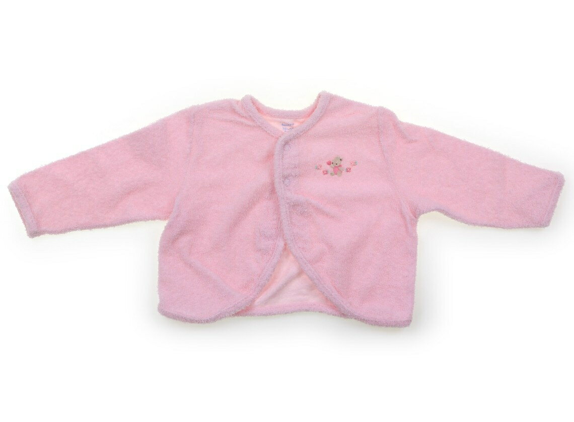 ファミリア familiar カーディガン 70 女の子 ピンク 子供服 ベビー服 キッズ アウトレット ユーズド 【中古】キッズ・ベビー・マタニティ