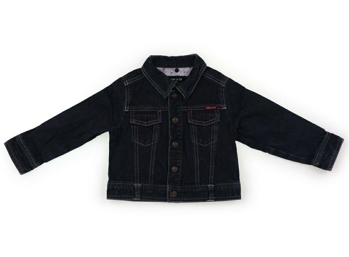 コムサイズム COMME CA ISM ブルゾン・Gジャン 100 男の子 ネイビーデニム 子供服 ベビー服 キッズ アウトレット ユーズド 【中古】キッズ・ベ...