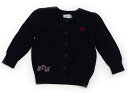 ラルフローレン Ralph Lauren カーディガン 80 女の子 ダークネイビー、ワッペン 子供服 ベビー服 キッズ アウトレット ユーズド 【中古】キッズ・ベビー・マタニティ